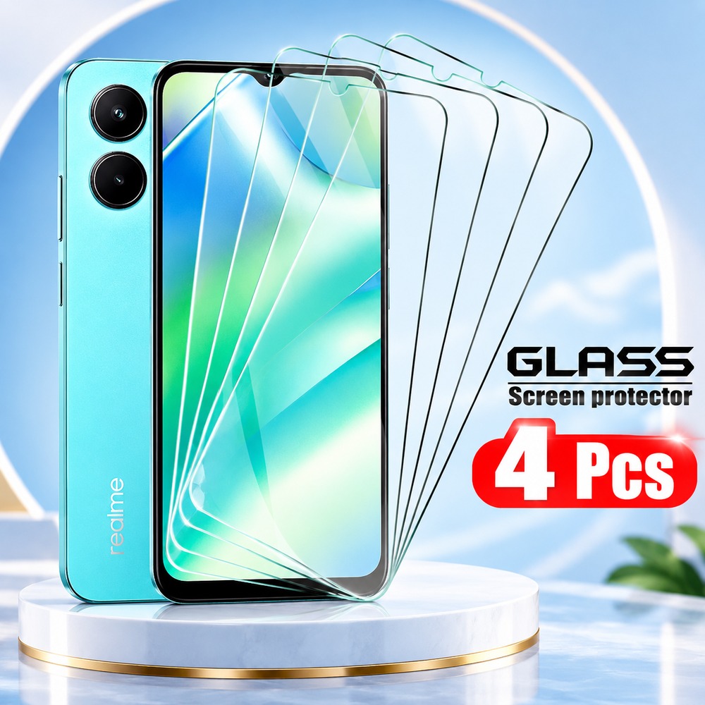 Realme C67 - 4PCS Tempered Glass For Realme C63